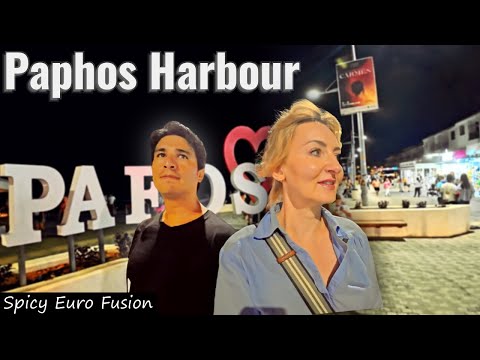 Evenings in Paphos Harbour | Shops, Food & Nightlife by the Sea 🇨🇾