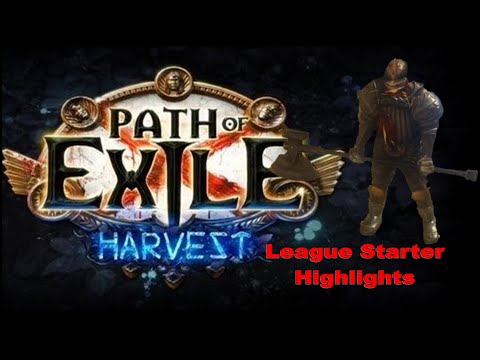 Path of Exile: Harvest! Quin69's League Starter Highlights!