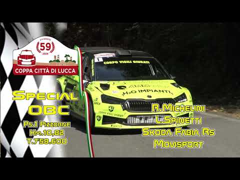 rally lucca 2024 obc michelini spinetti ps1 pizzorne