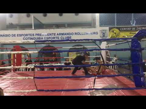 Nocaute de Flavio Pinheiro (AGT) sobre Genivaldo Dhalsin (DFT) - Nai Khanom Tom (até 63,5kg)