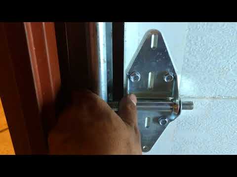 Como instalar un porton acendente tipo Americano parte #3