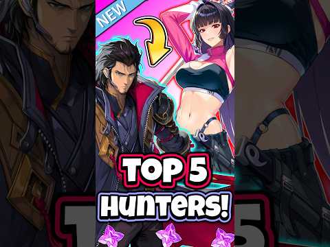 TOP 5 BEST HUNTERS! [Solo Leveling: Arise] #sololevelingarise #newcode #sololeveling #tierlist