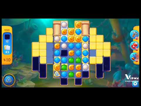 Fishdom. 9561 level no boosters and diamonds. 14 moves