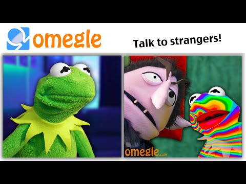 Kermit the Frog Meets The Count on Omegle! (Ft Rainbow Kermit)