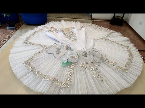 Stage ballet costume for various roles Snowflakes Nutcracker F 0001 - video 16
