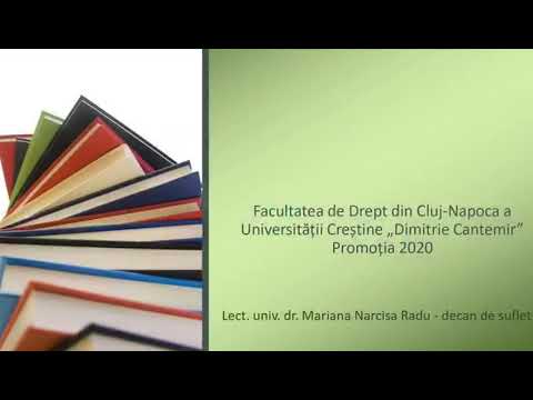 Drept Cantemir Cluj Promotia 2020