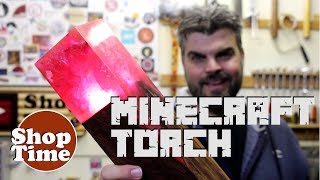 Minecraft Redstone Torch in REAL LIFE