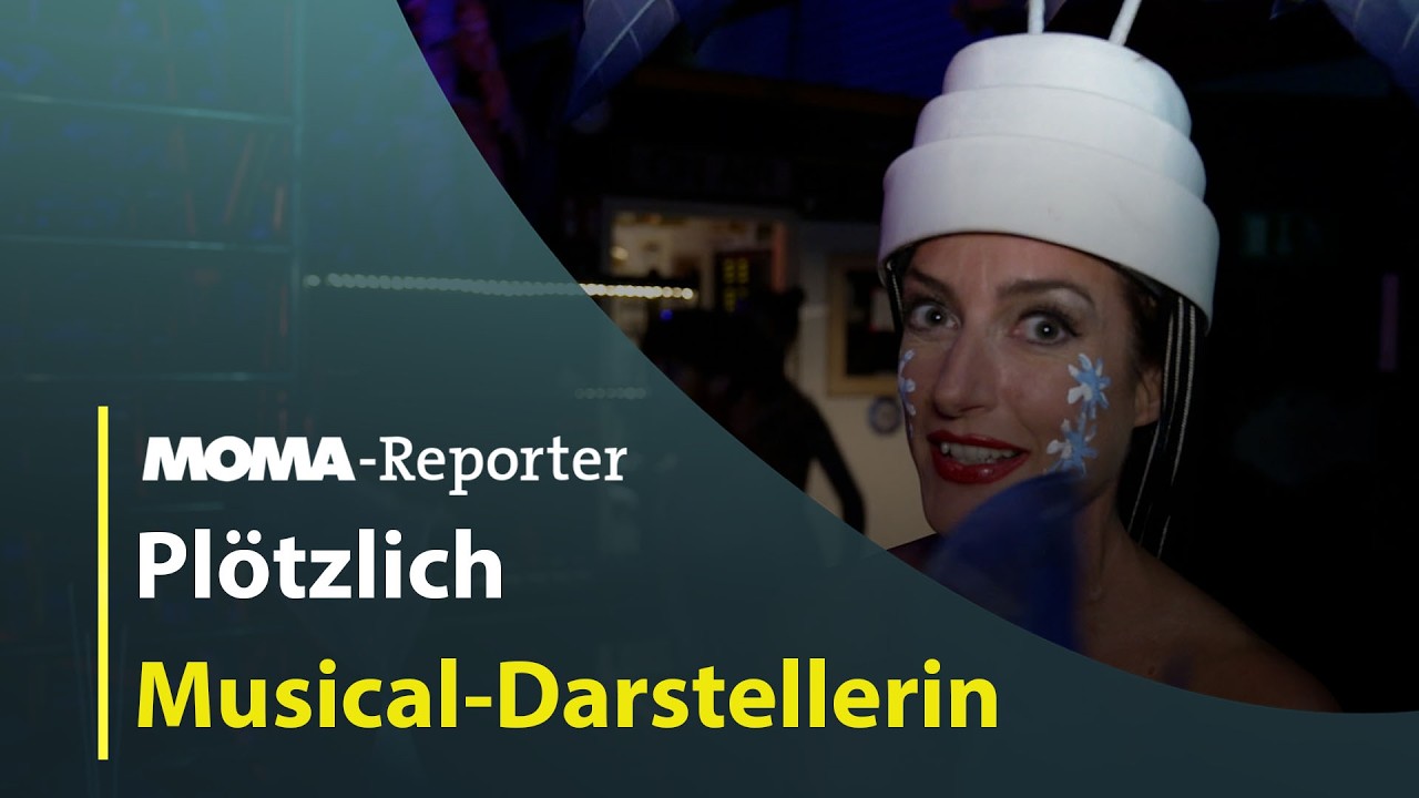 MOMA-Reporter: Als Laiendarstellerin auf der ganz großen Bühne I ARD Morgenmagazin