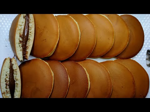 PANKI TAYORLASH Нонуштага бир зумда мазали ПАНКИ/  Рецепт Панкейки/Дораяки/Оладьи/Панкейк с начинкой