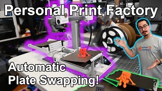 Turn Your A1 Mini Into a 24/7 Print Farm for $79! Chitu Systems Platecycler C1M