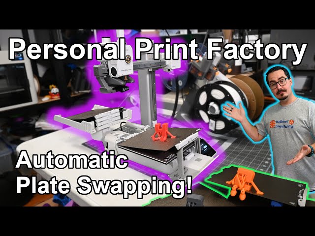 Vídeo relacionado con Chitu Systems PlateCycler C1M para Bambu Lab A1 Mini 3D Impresora, cambiador automático de placas, sistema de placas múltiples, impresión por lotes sin manos, accesorio y actualización sencillos para