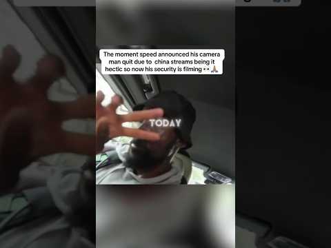 Speed FIRED his CAMERAMAN Slipz😱🤯