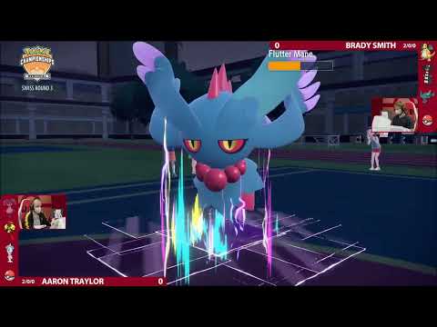 Pokémon VGC Swiss R3 Aaron Traylor vs Brady Smith VG Day 1 2023 Orlando Regional Championships
