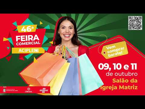 🔥 46ª FEIRA COMERCIAL ACIPLE: 🛍️ Mais de 60 Expositores em Primavera do Leste/MT!