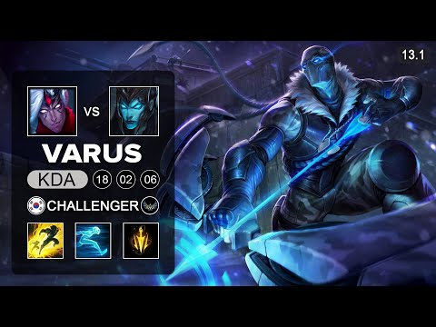 T1 Gumayusi Varus vs Kalista ADC - KR Challenger - Patch 13.1 Season 13