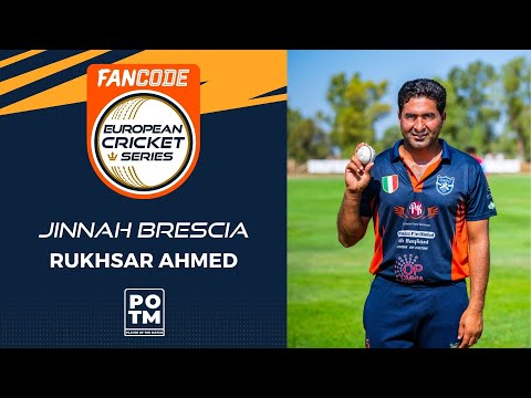 POTM: R.Ahmed - JIB vs CRS | Highlights | FanCode ECS Italy, Super Series, 2022 Day 1 | ECS22.435