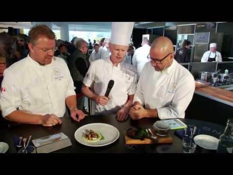 Martin Brag presenterar sin maträtt. Årets Kock 2014: Semifinal #2 - Växjö