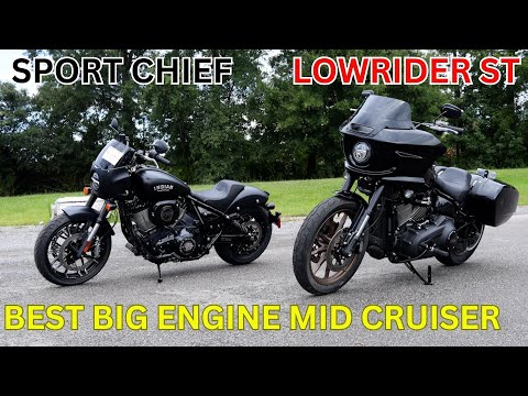 Harley Lowrider ST vs Indian Sport Chief! There's A Clear Winner