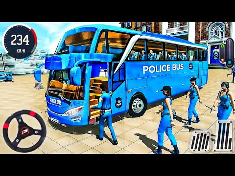 City Police Bus Simulator 3D – US Police Bus Transport Prison Games 2023 | Android Gameplay