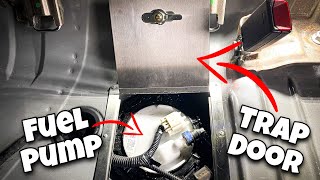 Fuel Pump Trap Door, update on my Camaro