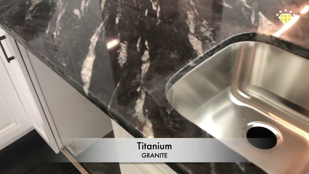 Titanium Black Granite Countertops, Dramatic and Beautiful- [East Coast Granite]