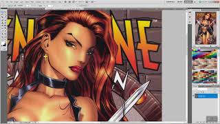Drew Posada was a comic book colorist who went on to become a well known and respected pinup artists I was blessed to know Drew the last two years