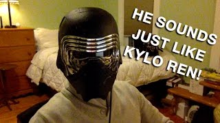 Star Wars Black Series Kylo Ren Helmet - Best Voice Changer Mod! (It sounds much better)