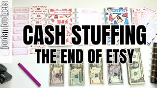 FIRST CASH STUFFING OF DECEMBER 2023 | THE END OF ETSY | WHERE IVE BEEN | JORDAN BUDGETS