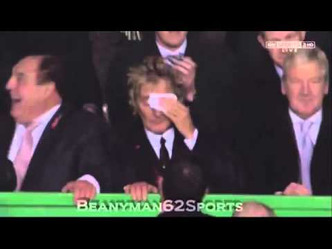 Rod Stewart didn't believe that Celtic beat Barcelona