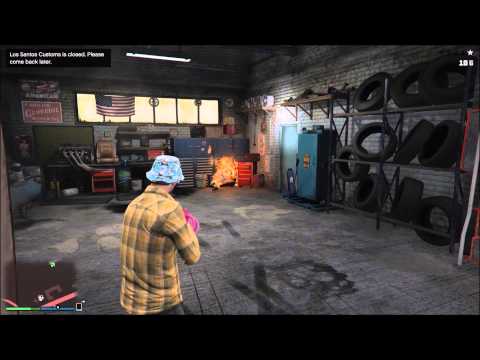 GTA 5 funny mechanic glitch