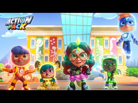 🦕A Good Day to Dino | Action Pack | Superhero Cartoon for Kids | Moonbug Kids