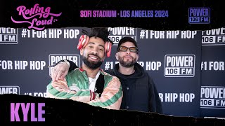 Kyle Interview At Rolling Loud With Power 106 & Justin Credible