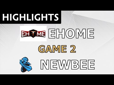 EHOME vs Newbee [Game 2] Dota 2 Professional League - Dota Highlights