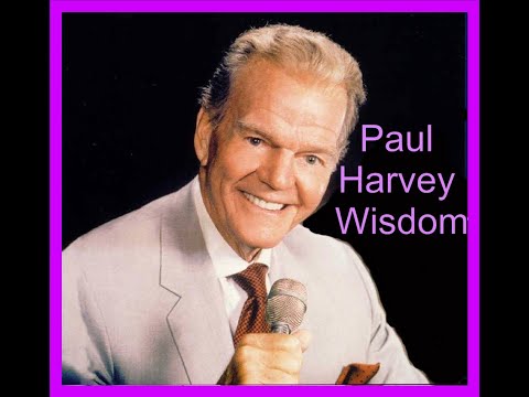 Paul Harvey Wisdom - A Boy Gets Assaulted Every Day by a Bully... You Know Him As