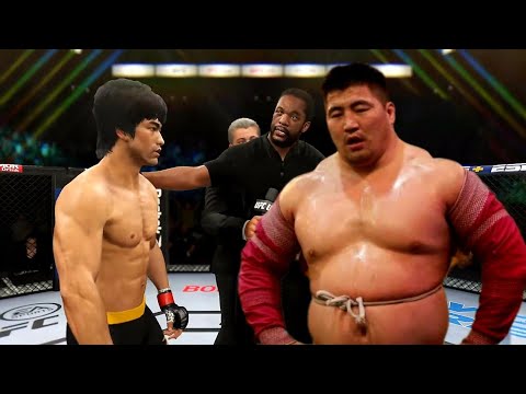 PS5 | Bruce Lee vs. Powerful Fighter Mongol (EA Sports UFC 4)