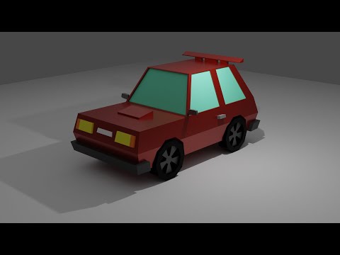 car modeling in blender