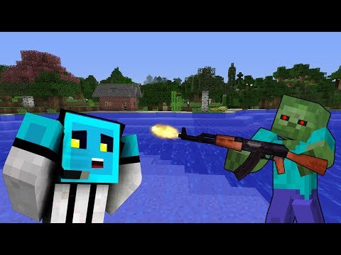 Sezon 9 Minecraft Modlu Survival Multi Bölüm 1 - Silahlı Zombiler