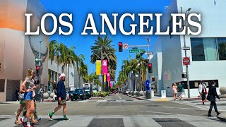 Los Angeles Relaxing Roadtrip, Beverly Hills Thru Pacific Palisades, 4K Video