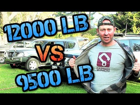 What's the best lb winch for a 3.5t 4WD? Lets RACE them.