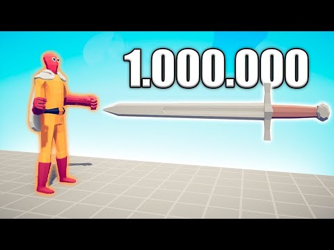 1.000.000 DAMAGE SWORD ARCHER vs UNITS - TABS | Totally Accurate Battle Simulator 2024