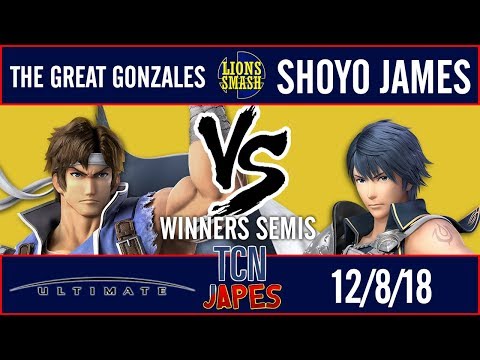 TCNJapes: The Finale - The Great Gonzales (Lucina, Olimar, Richter) vs Shoyo James (Chrom) - SSBU WS