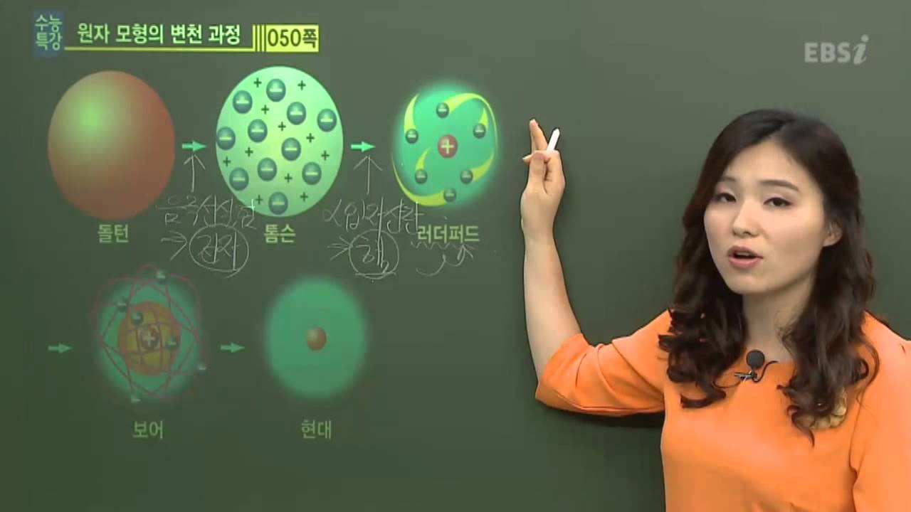 EBS[과학탐구]화학 - 원자 모형의 변천 과정은 어떻게 되나요?