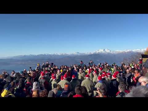 Il coro Val Tinella al Forte di Orino per Santo Stefano