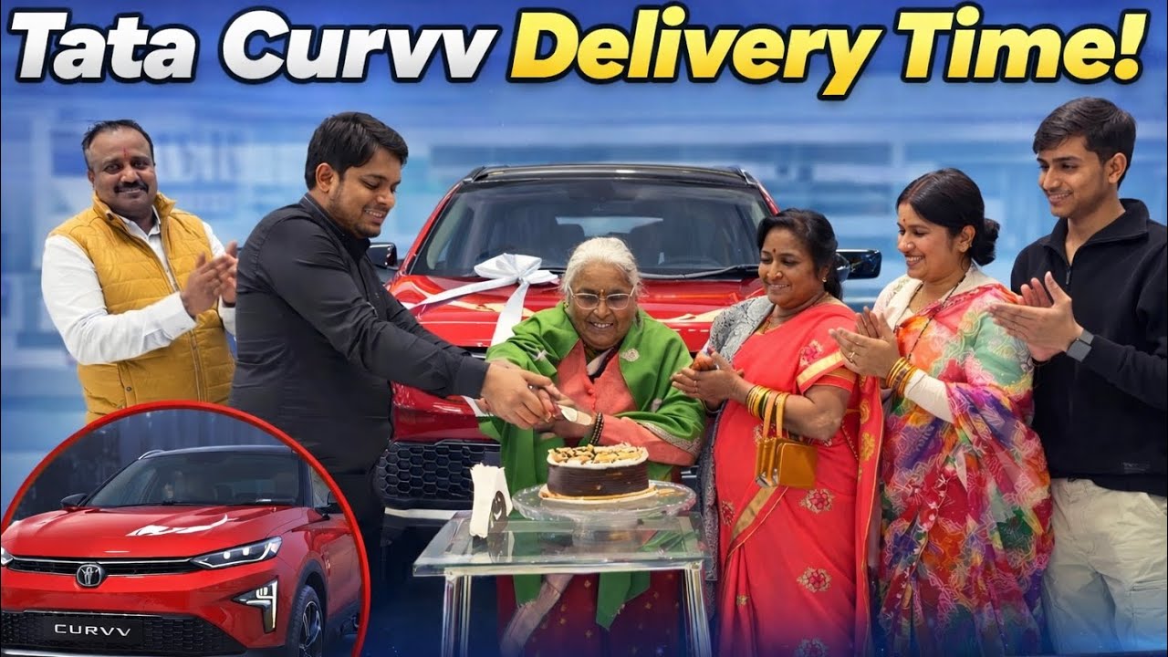 #Grandmother’s Blessings & Our New Tata curvv Dream Delivery Day ❤️”