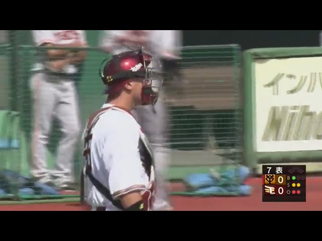 【ファーム】好判断!! イーグルス・安田悠馬 冷静な判断でアウトをもぎ取る好プレー!! 2023年8月8日 東北楽天ゴールデンイーグルス 対 読売ジャイアンツ