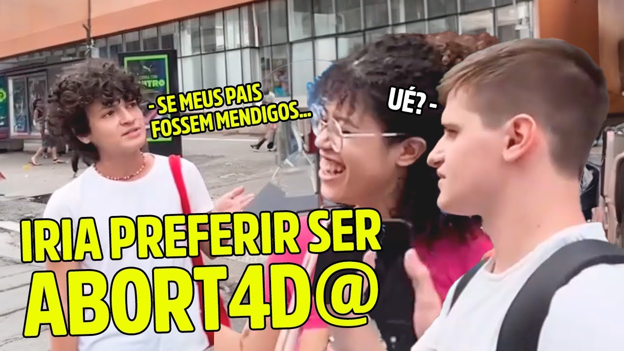 Experimento social: Conscientizando sobre a vida #provida #direitaconservadora