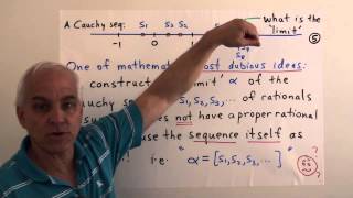 Real numbers and Cauchy sequences of rationals(I) | Real numbers and limits Math Foundations 111