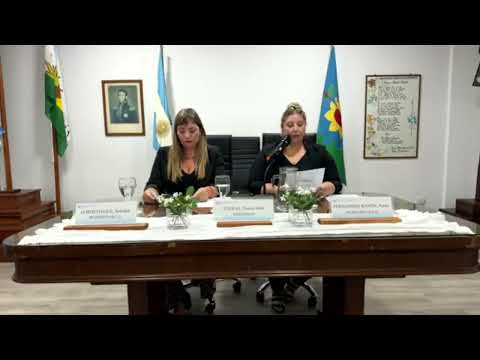 Mensaje del intendente Franco Flexas ante el Concejo Deliberante de General Viamonte