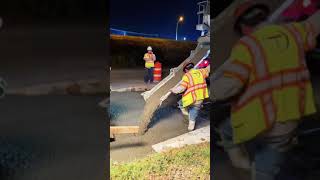 High Early Strength Concrete Before Opening Road To The Public