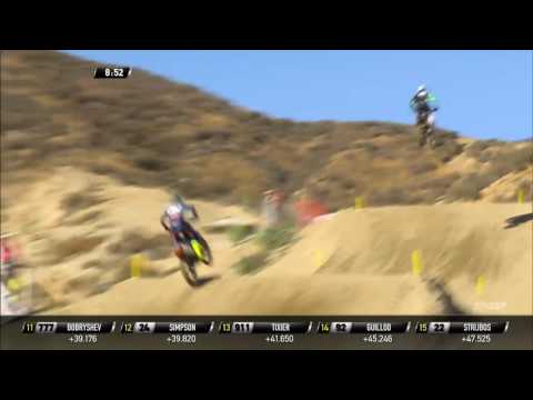 Eli Tomac passes Antonio Cairoli Monster Energy MXGP of USA MXGP Race 2 - motocross 2016